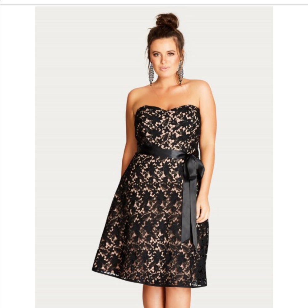 NWT So lovely fit & flare dress City Chic